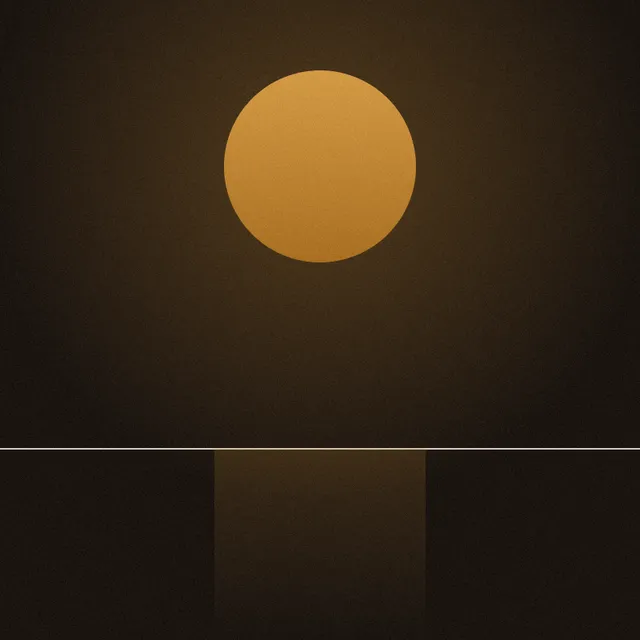 Sol alto refletindo no horizonte — horizonte