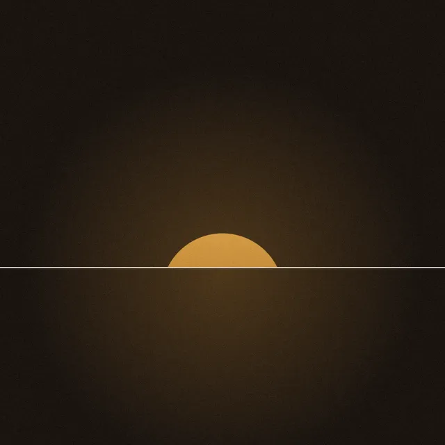 Sol nascendo no horizonte — origem